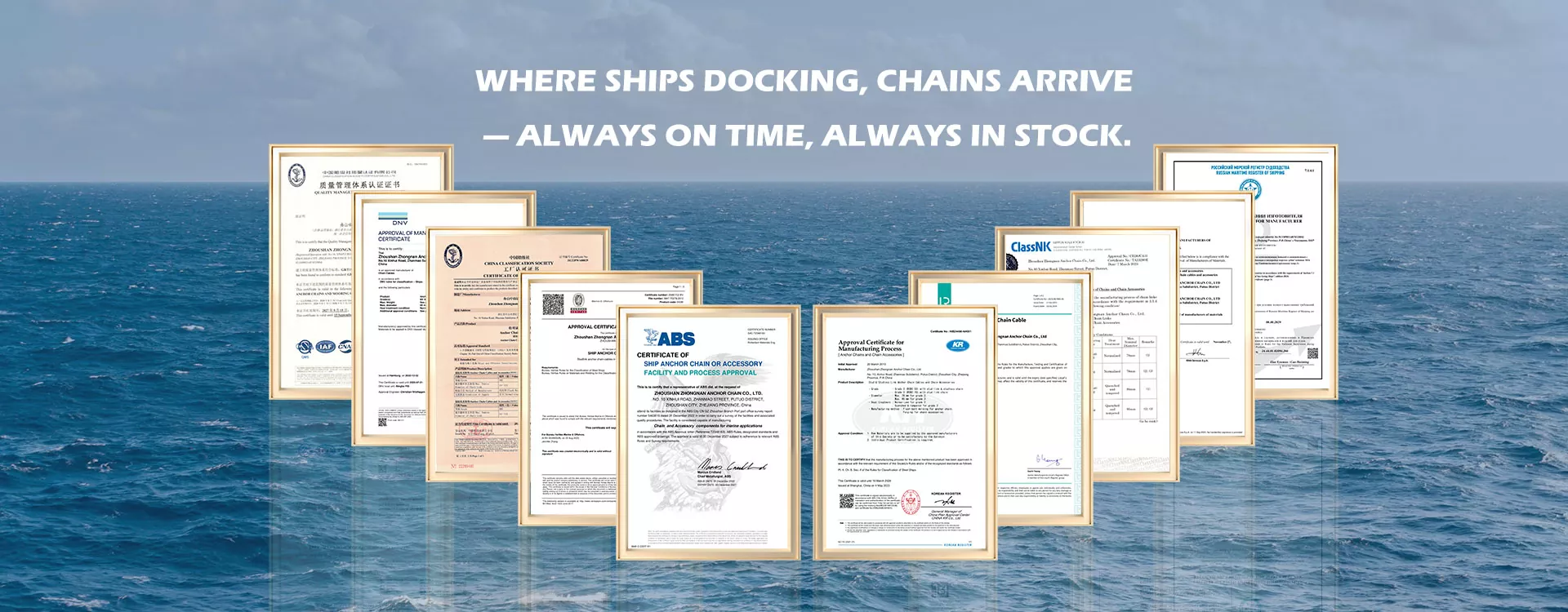 Phụ kiện chuỗi neo Trung Quốc